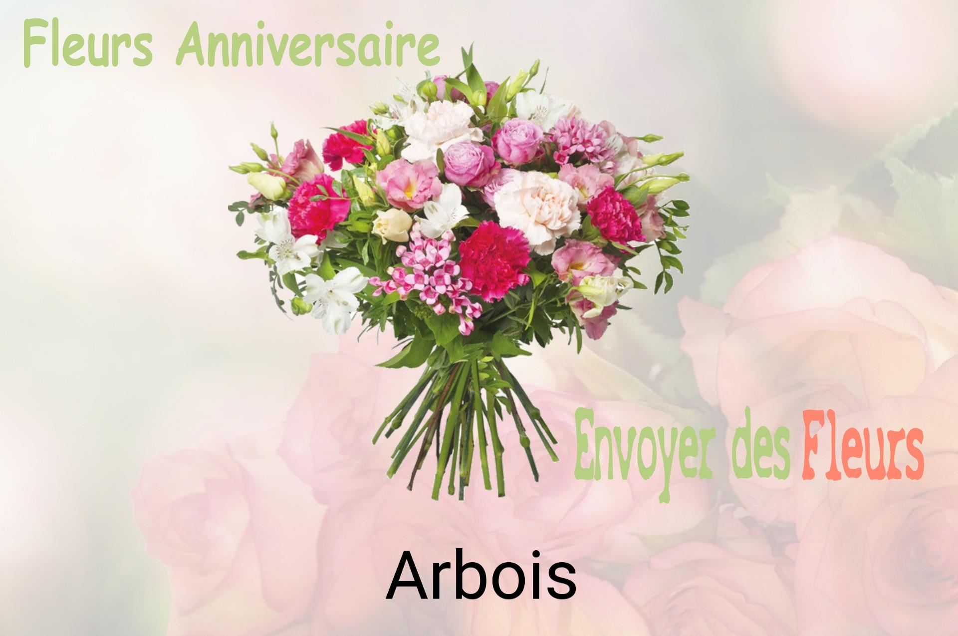 Bouquet de fleurs d’anniversaire livré à Arbois